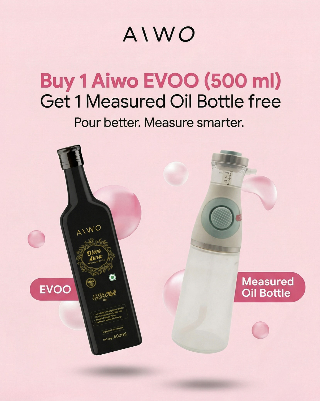 AIWO EVOO 500ml Combo