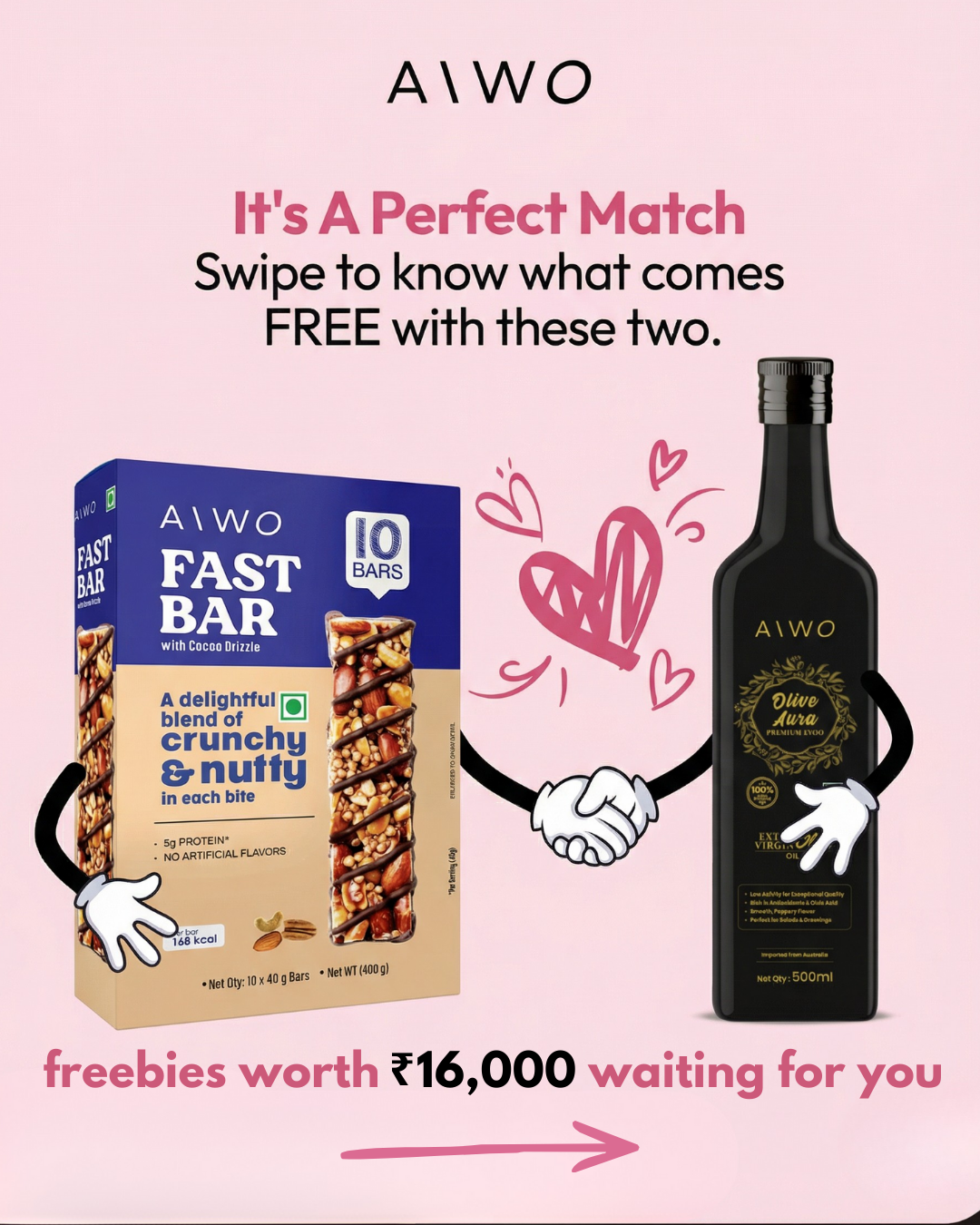 It's A Perfect Match — AIWO Valentine's Wellness Combo